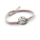 ANGEL DE LA GUARDA DULCE - pulsera medalla plata 18mm